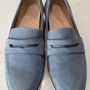 Vionic Cheryl Nubuck Light Blue Women's Loafers size 10